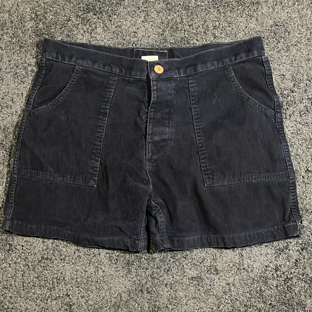 Navy blue Corduroy shorts